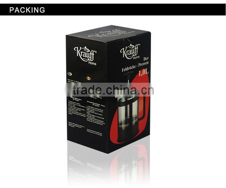 plastic coffee pot, colorful coffee plunger, glass coffee plunger, french coffee press