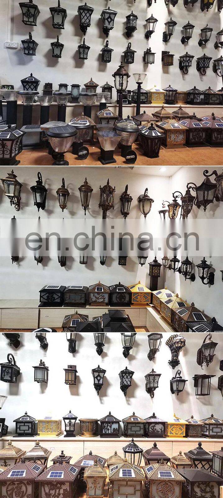 Aluminum Black IP65 Rainproof Pathway Lighting Garden Mini Solar Lawn LED Lamp