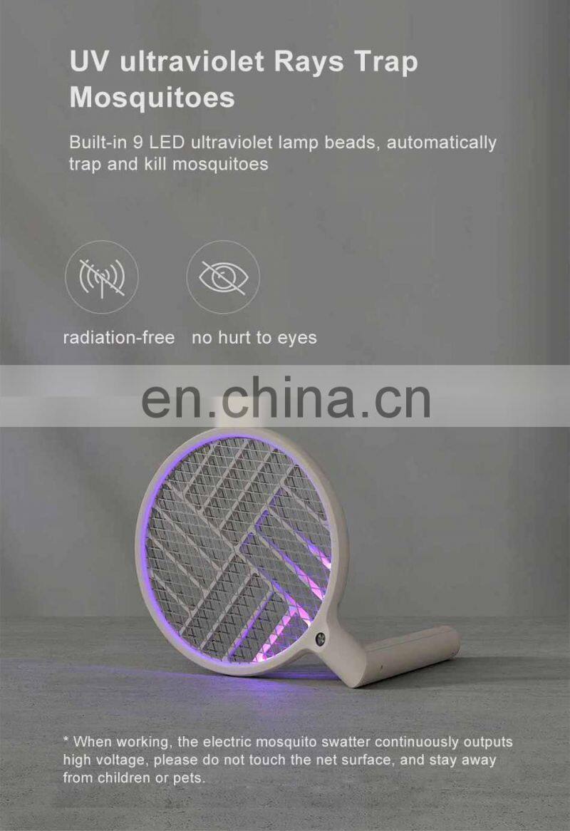 Original rechargeable high quality millet Sothing partial with 2 into 1 fly killing light folding, with night light