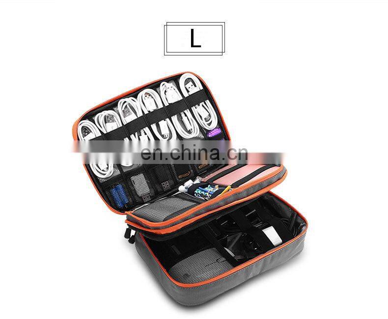 Cable Gadget Organizer Storage Bag Pouch Portable Electronic Accessories Case For Cord Charger Hard Drive Earphone USB SD Card