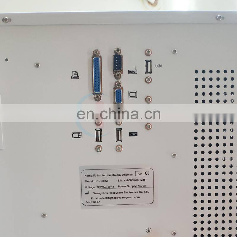 HC-B003A Promotion price!!! High Quality blood cell counter with 23 parameters/cbc test machine/Auto Hematology analyzer
