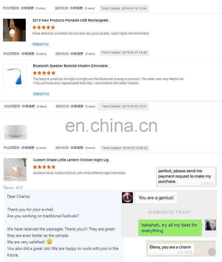 Christmas Gift Wake-Up Alarm Clock Night Light with Blue tooth Speaker