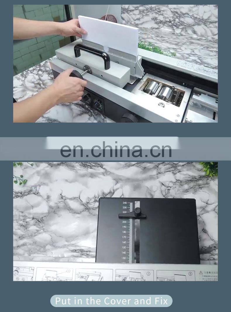 a4 high speed good quality book binding machine