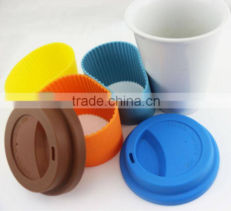 Cremic Glass Cup Mug Silicone Eco Coffee Cups Lid