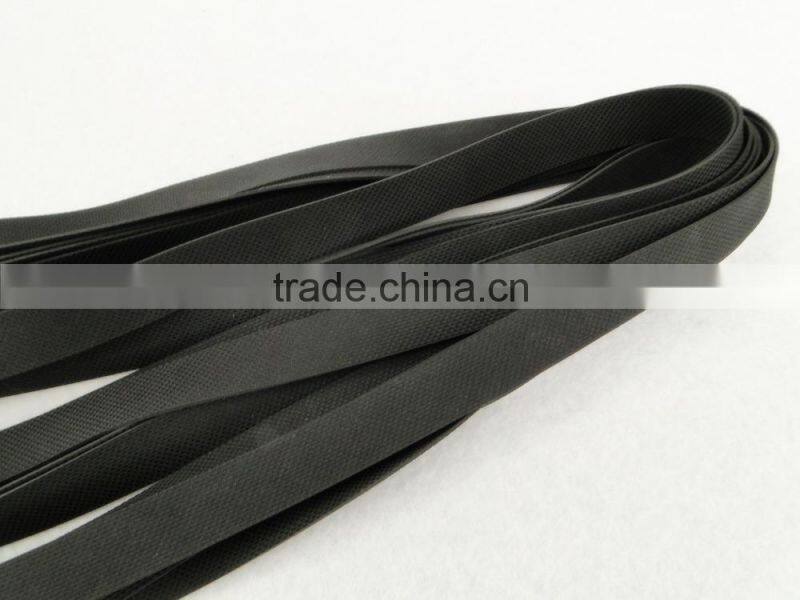 Black Microgroove Non-slip Elastic Rubber Band