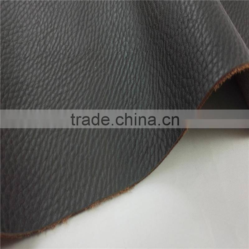 Genuine barton print cow split leather for safety shoes upper