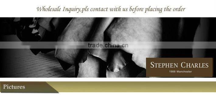 Promotional Leather money clip wallet/leather wallet with clip in new style 100% Handmade