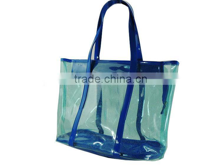fashion style PVC bag/PVC beach bag/tote bag