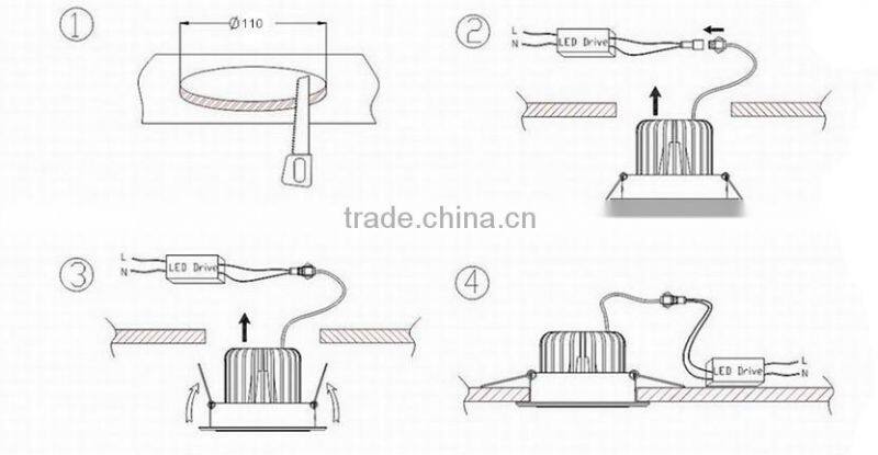 ceiling light 10W LED downlight