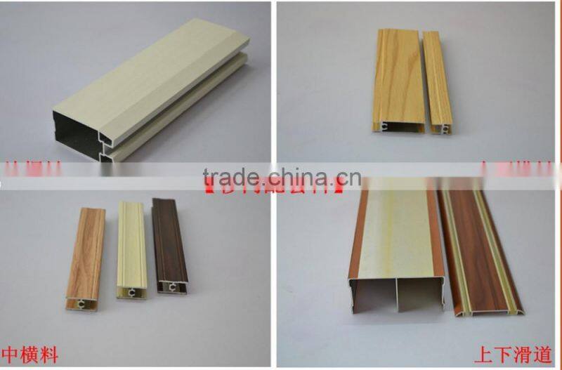 High quality aluminium sliding door profile hotsell in Russia with all kinds of finish