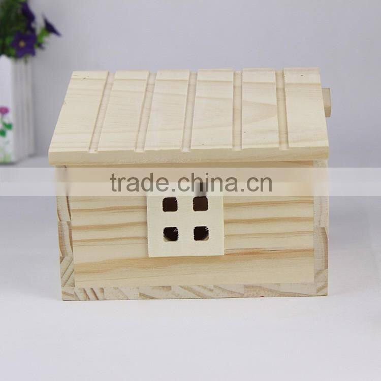 Wooden Bird Cage, Wood Bird House, Garden Decorative Bird Cage