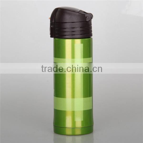 Double wall new brand laser logo stainless steel high grade vacuum flask