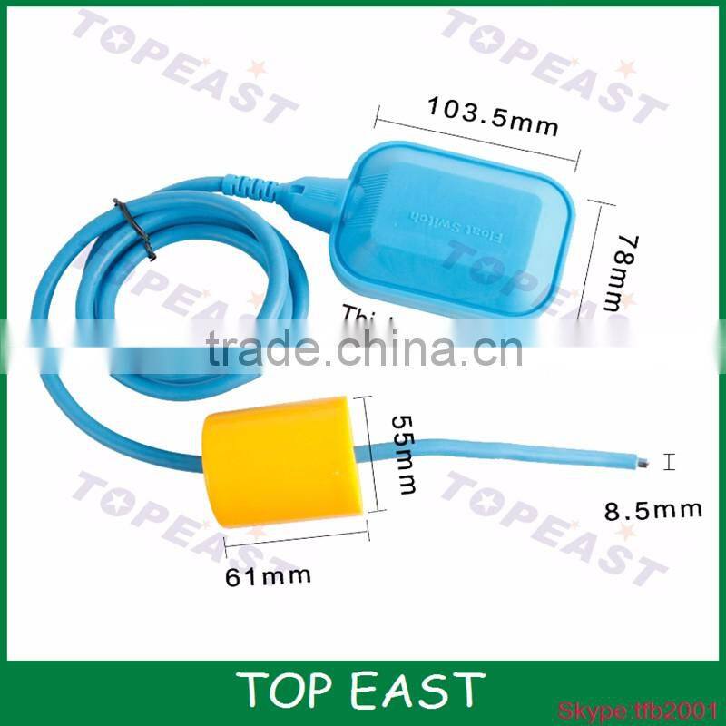 High quality Blue color 80degree 1mm2 Silicone cable with siliver point micro switch level controller