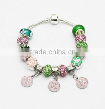 Alpha Kappaa Alpha wholse alloy AKA letters sorority bangle for sister and lady greek custom Bracelet