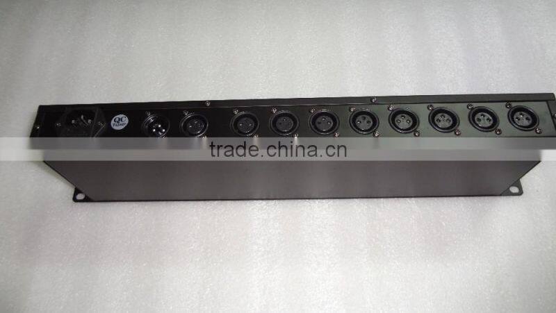 8 channel dmx amplifier dmx512 stage lighting equipment machine dmx512 splitter / distributor