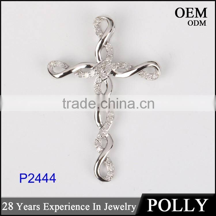 OEM pave diamond10k gold fashion small pendant jewelry wholesale