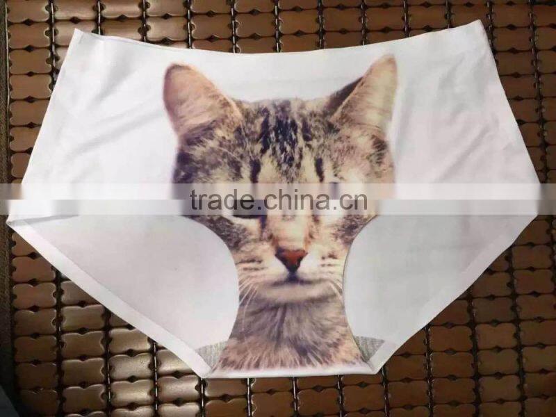 seamless panty 3D animal printing ,sex underwear