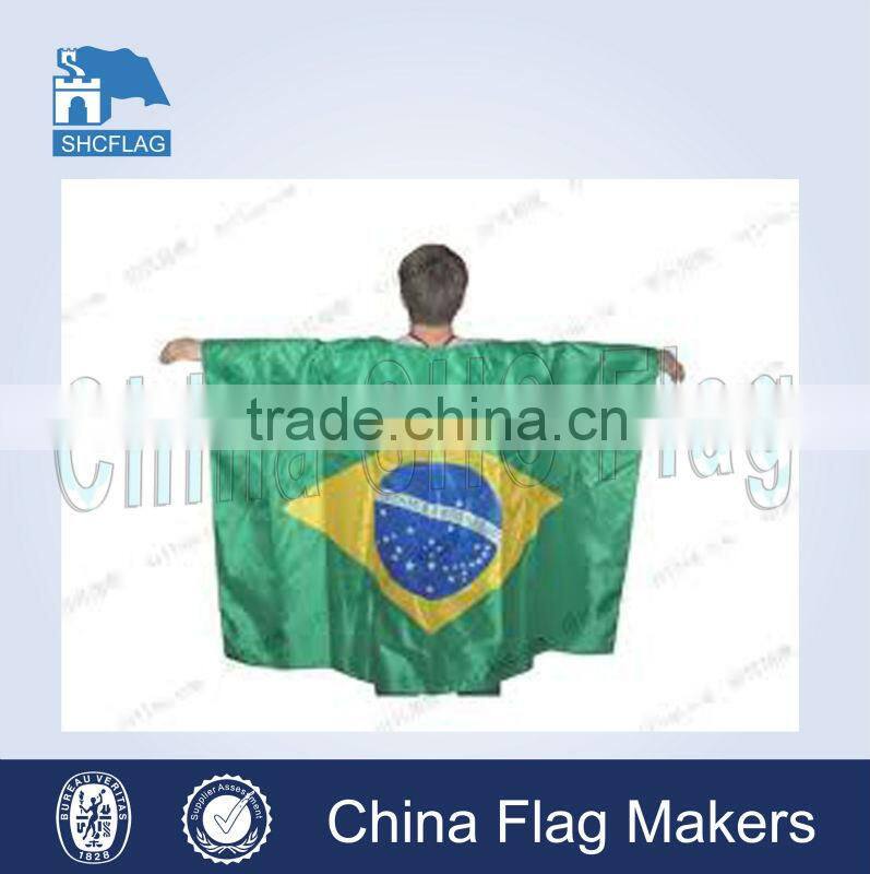 100D polyester custom printed body cape flag