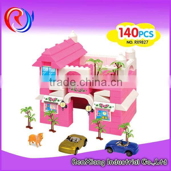 Plastic children diy building blocks toys