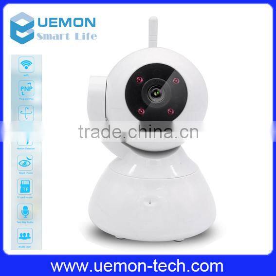 2016 Best two way talk HD 1.0MP 720P smart home security system wifi IP camera
