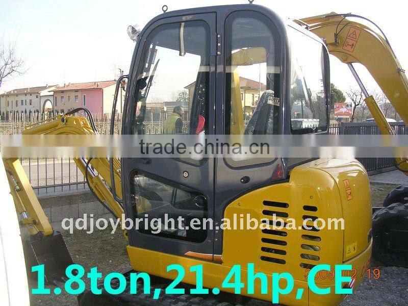 1.8ton crawler excavator with Japan Yanmar engine