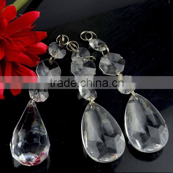 Wholesale assorted shapes acrylic chandelier acrylic beads china