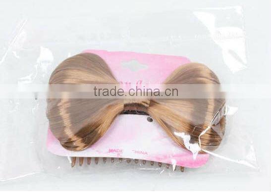 2013hot style synthetic chignon hair wig accessory with clip