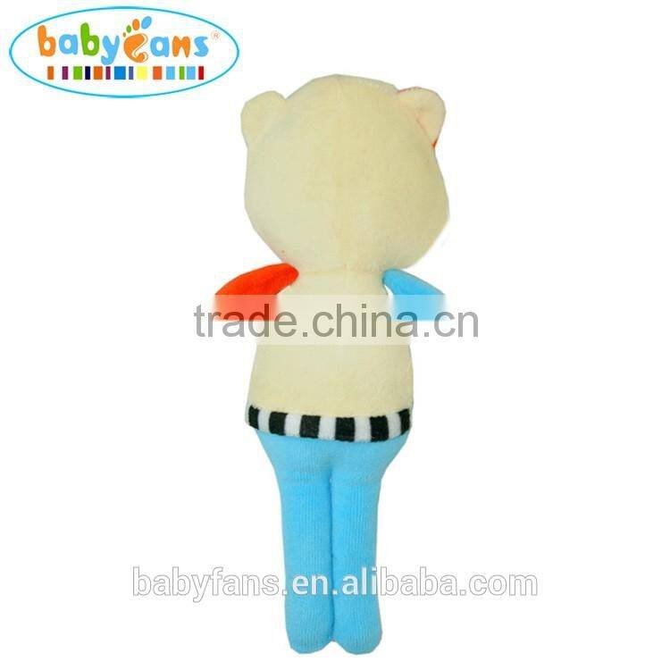 Babyfans cute design baby rattle toy soft plush animal baby toys baby rattle toys