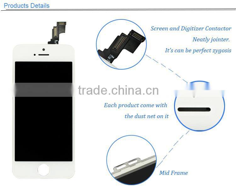 Trade Assurance lcd display touch screen digitizer for iphone 5,original lcd display for iphone spare parts