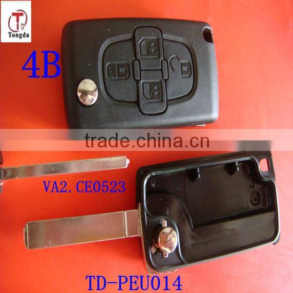 Tongda 406 Remote Key Fob Case Shell for Peugeot