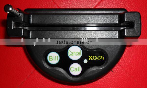 wireless queue management system for restaurant in 433mhz with menu holder hot sales