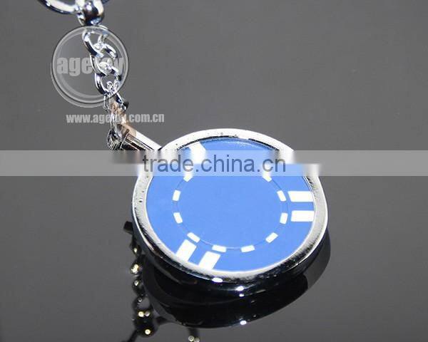 40mm Clay Poker Chips 45mm Casino Coin Holder Metal Poker Chips Key Ring