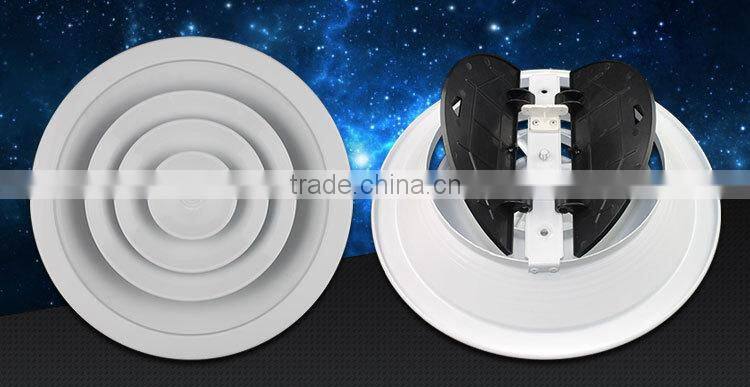 air conditioning aluminum ceiling diffuser with adjustable dampers