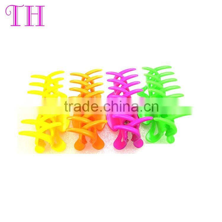 Customized transparent plastic large hair claw