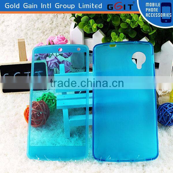 New Coming Protective TPU Flip Case For LG Nexus 5 Flip Cover TPU Case