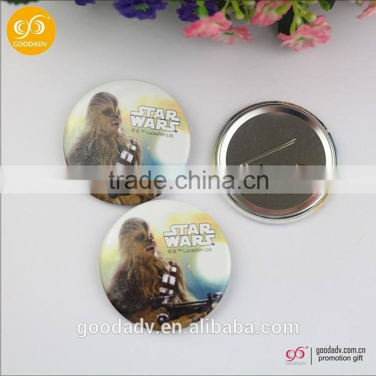 2016 New design cheap School badge logo custom pin button badge