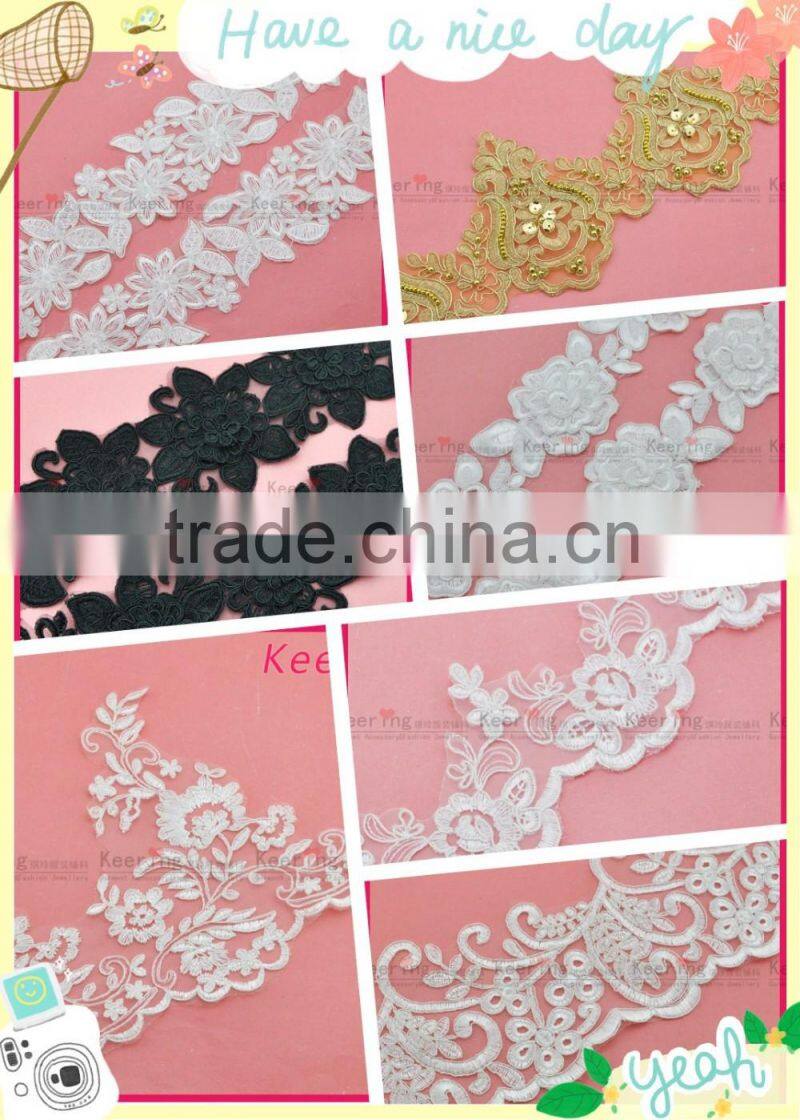 Quality Wedding Dresses DIY Mesh French guipure bulk cheap Lace Fabric