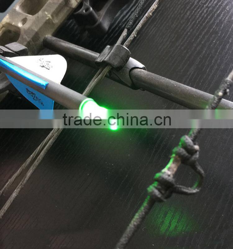 2015 LED Lighted Arrow Nock 6.2-6.3mm Bowstring Activated on-off switch