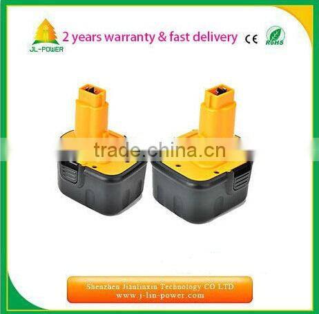 Dewalt 12v replacement power tools battery 3000mah ni-mh dewalt battery cordless drill rechargeable battery with high quality