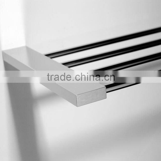 square stainless steel bathroom corner shelf with brass base corner shelf shower shelf