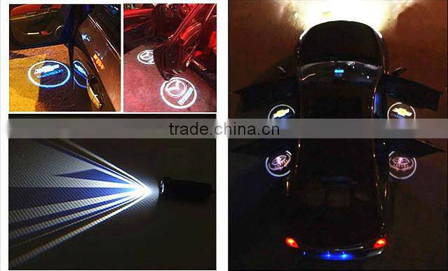 Car ghost shadow project led door handle light