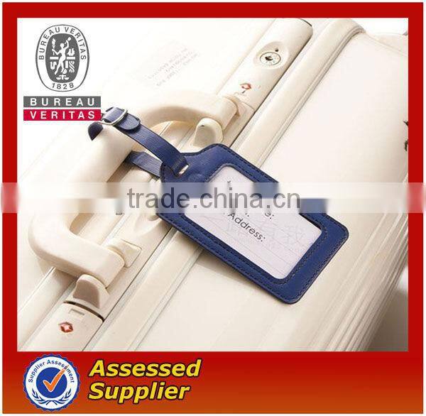 promotional debossed soft PVC travel luggage tag wholesale