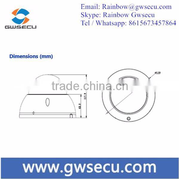 2MP varifocal manual Full HD WDR Smart Network Motorized Dome Camera Dahua