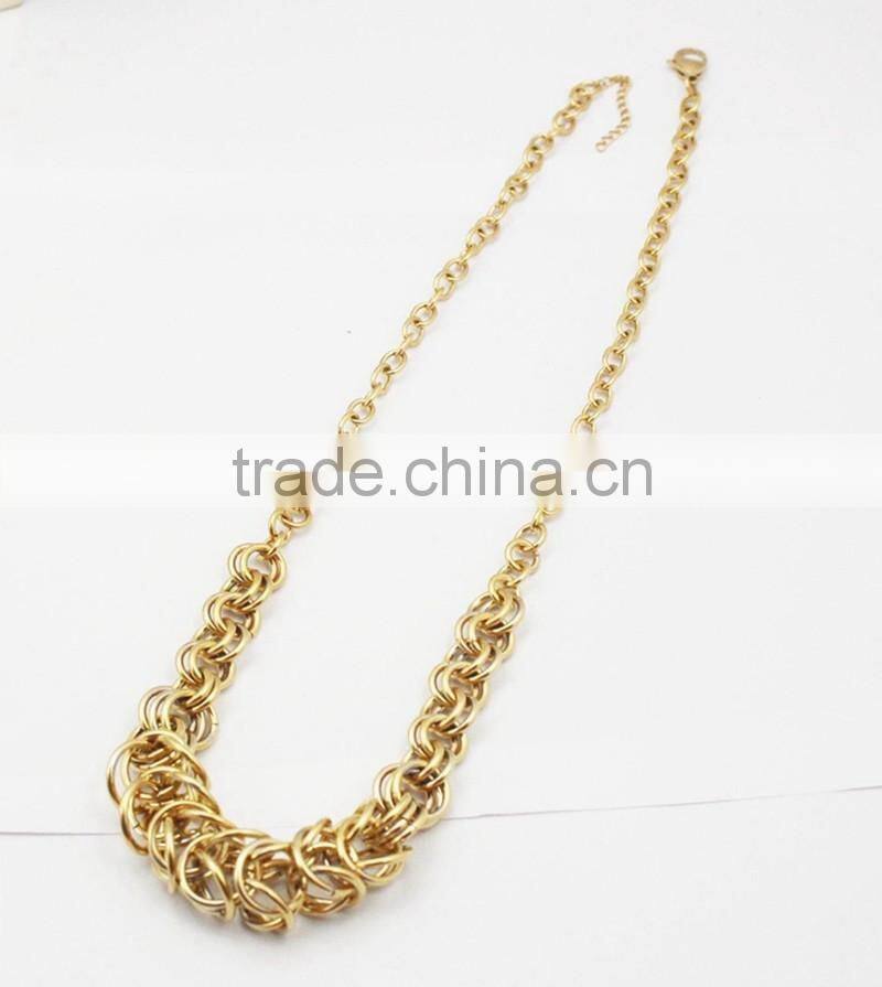 2016 Top Selling African Gold Long Chain Jewelry Necklace