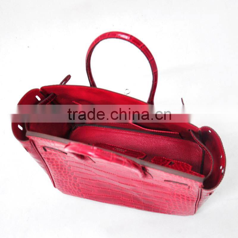 Factory Price Top Brand Leather Women Handbag