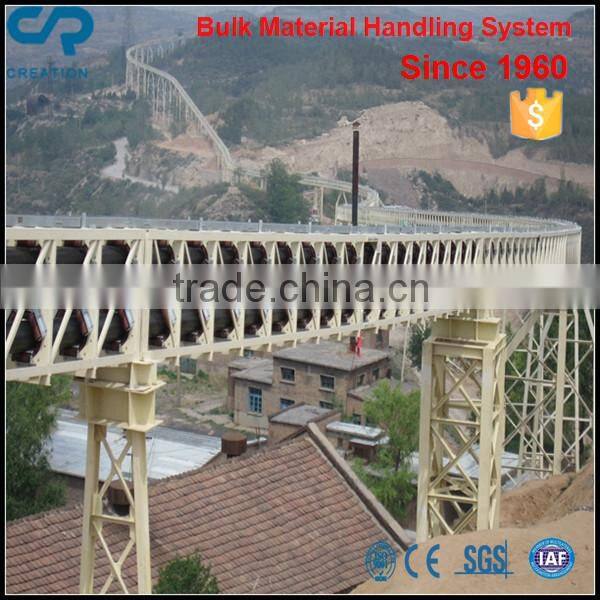 High capacity best quality pipe conveyor system for cement plant