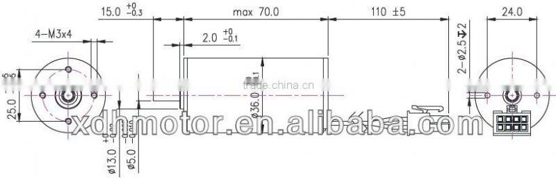 DC24V high speed motor