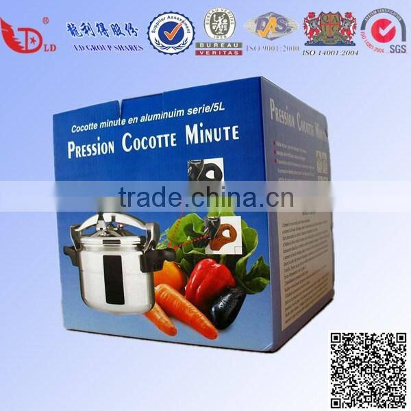 Glossy lamination white paper cardboard box with offset printing