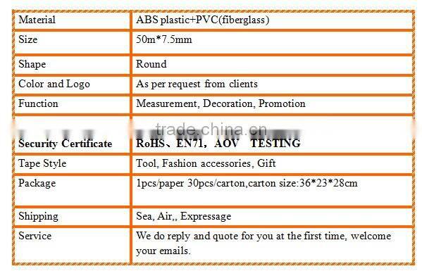 wholesale stainless fiberglass pvc tape measure for architecture wintape manufacturer