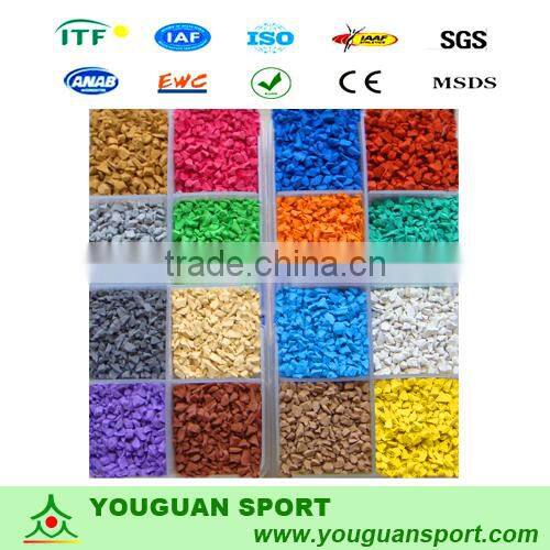 Epdm Playground Surface Granules/Rubber Chips for Safety Park Playground(YOUGUAN)